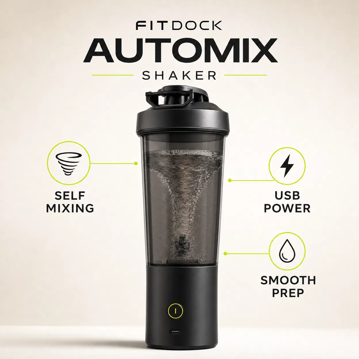 FitDock AutoMix Shaker